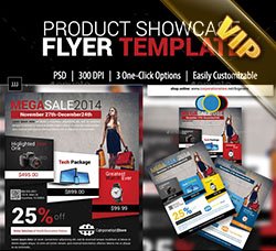 产品促销传单模板：Product Showcase Flyer 11